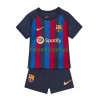 Maillot de Supporter FC Barcelone Domicile 2022-23 Pour Enfant